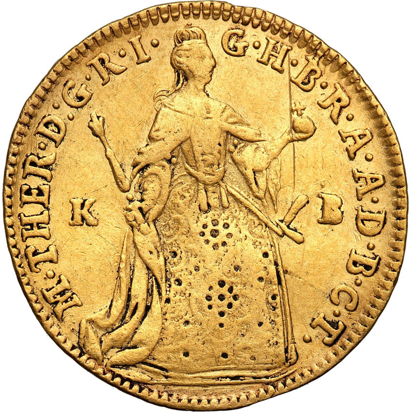 Węgry Maria Teresa dukat 1765 KB-Kremnica